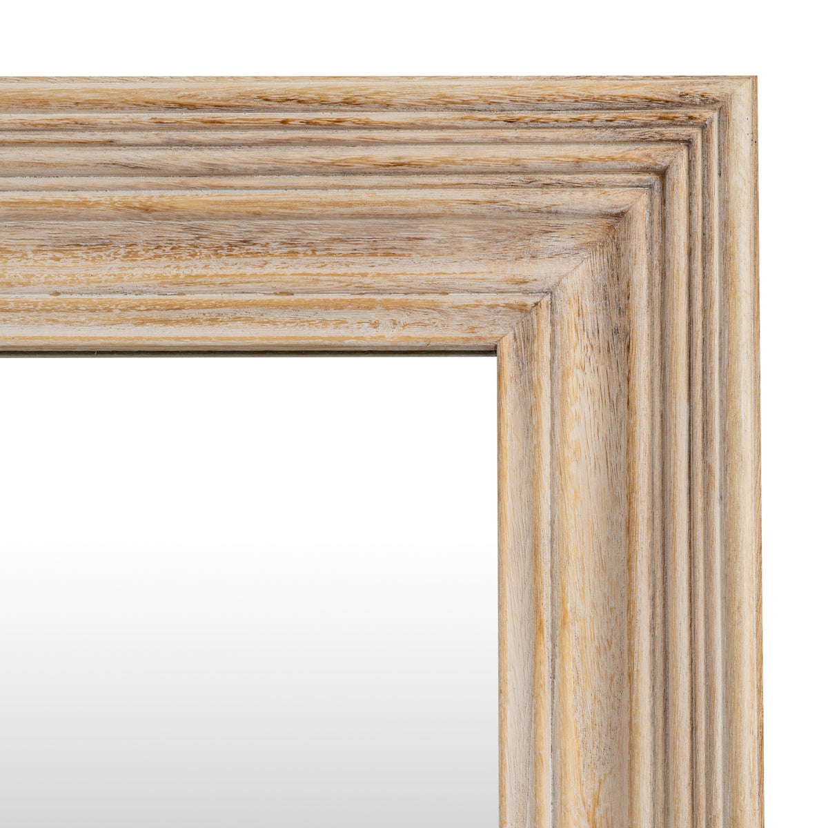 Washed Wood Framed Mirror Decorative Wall Mirror