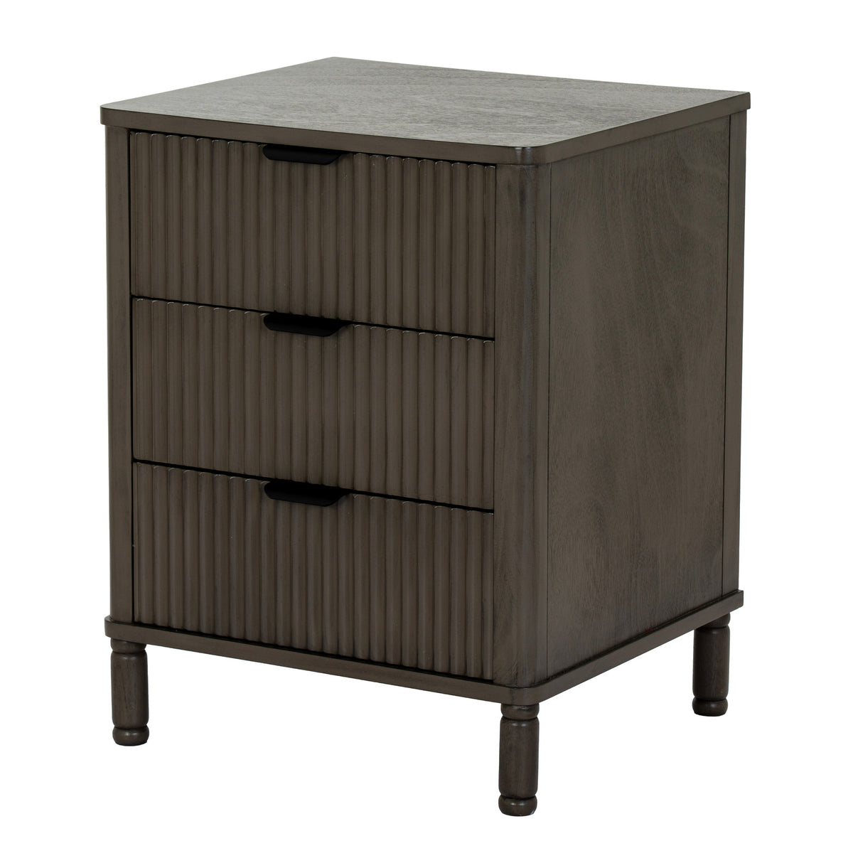 Reed Collection 3 Drawer Bedside Table