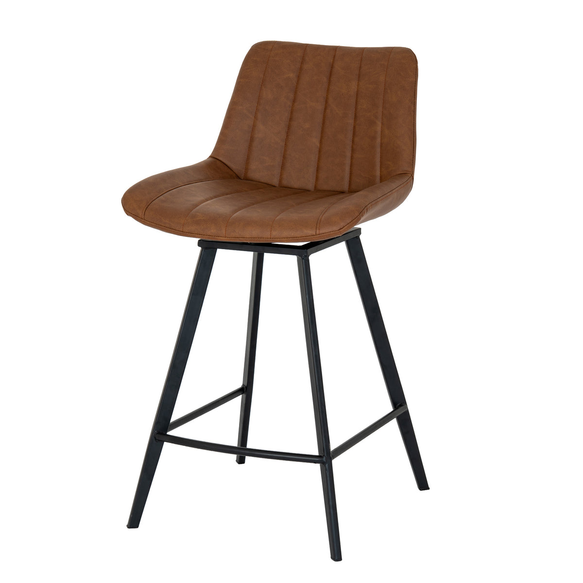 Malmo Tan Swivel Bar Stool for Home Interiors