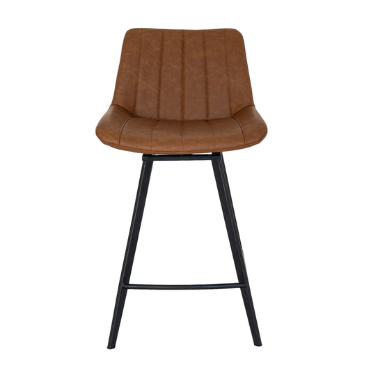 Malmo Tan Swivel Bar Stool for Home Interiors