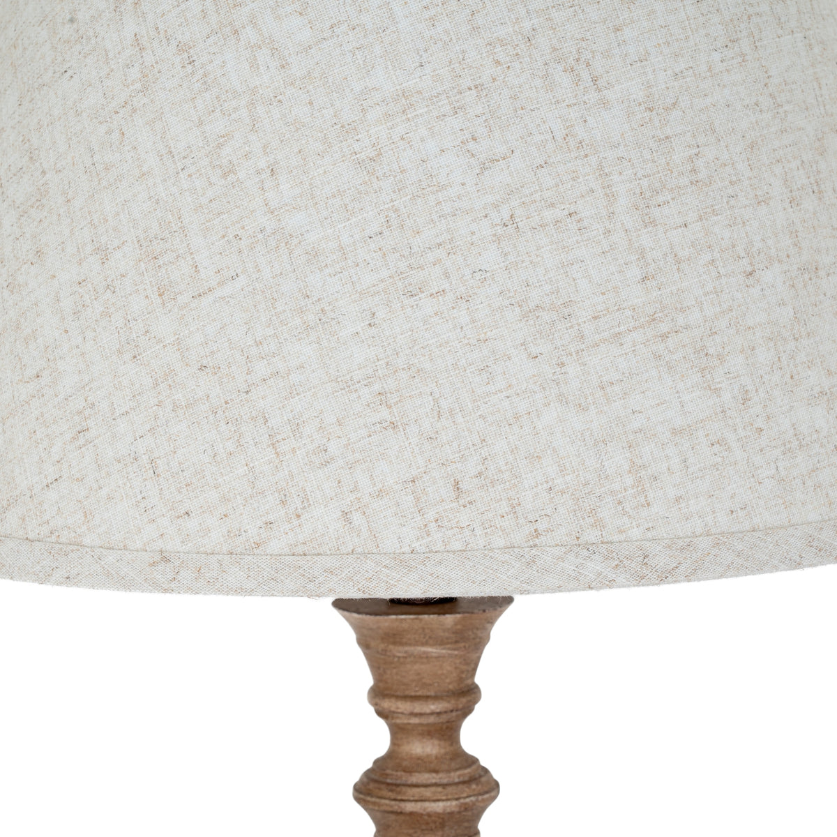 Solenne Table Lamp With Edged Linen Shade