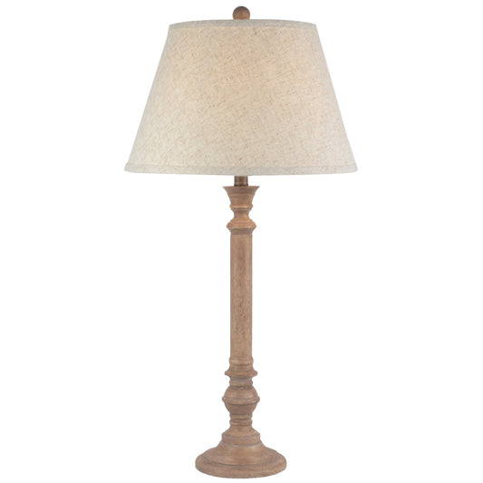 Solenne Table Lamp With Edged Linen Shade
