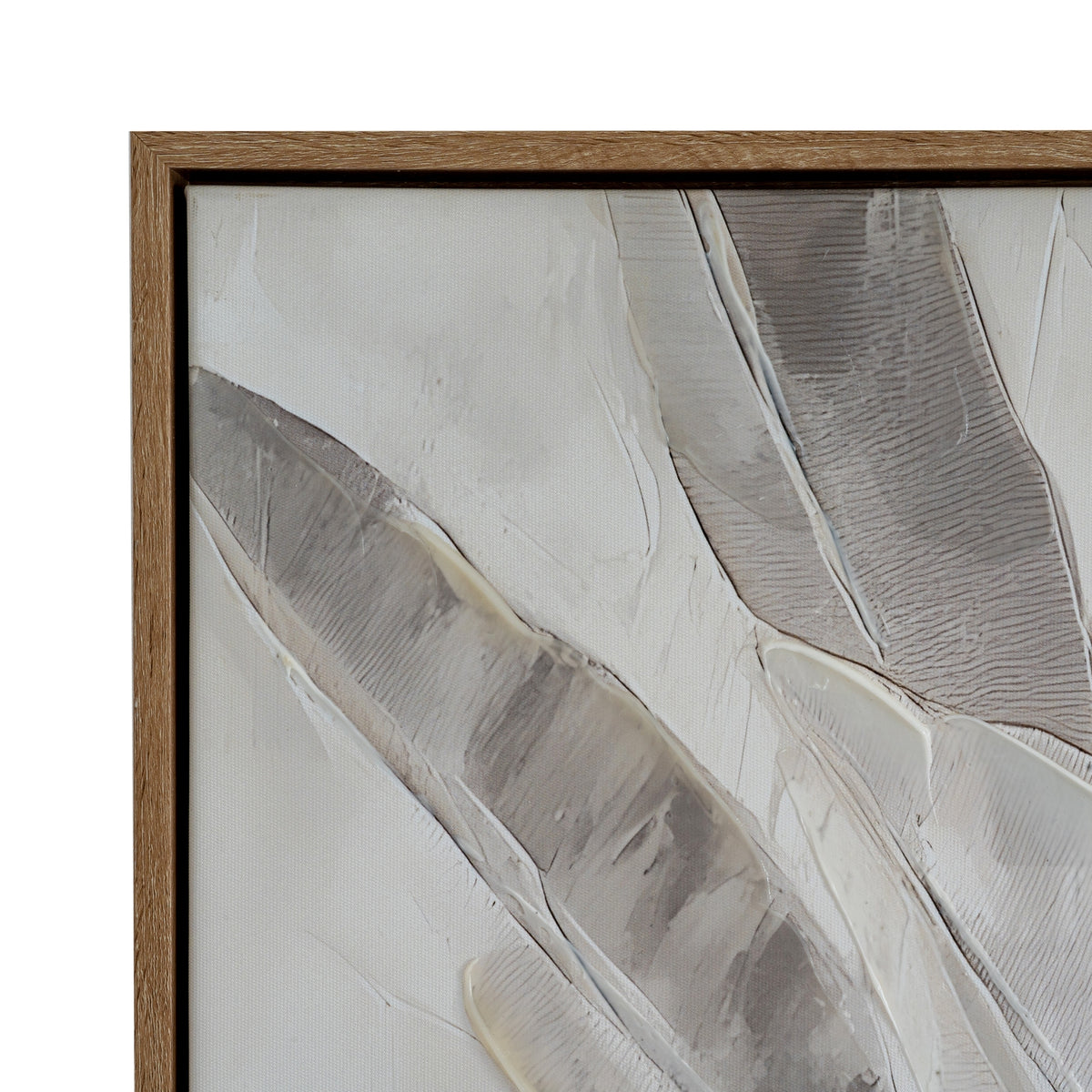 Folira Hand Painted Canvas In Frame