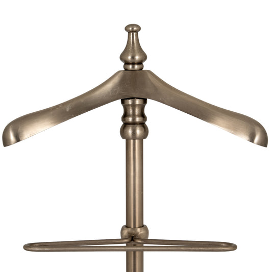 Antiqued Silver Valet Stand