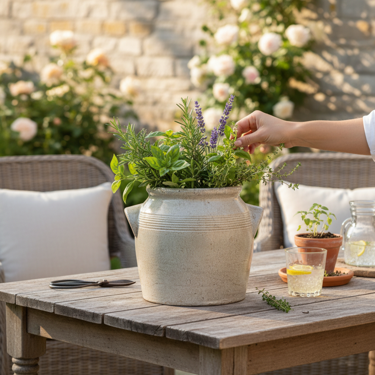 Tarn Collection Small Pot With Handles