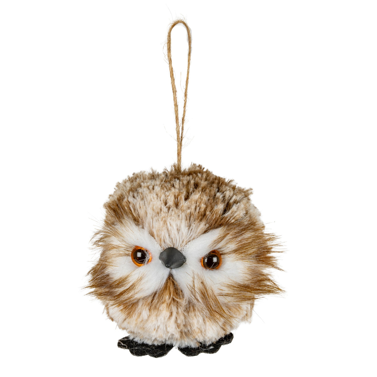 Feather Winter Owl Decoration