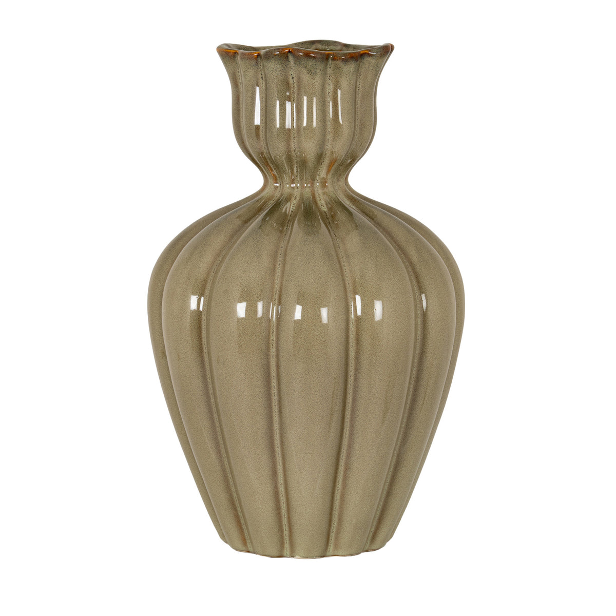 Orin Small Sage Tulip Olpe Vase