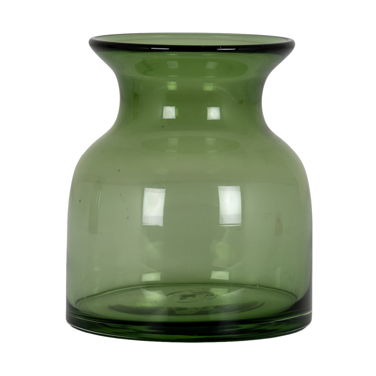 Small Green Glass Vase