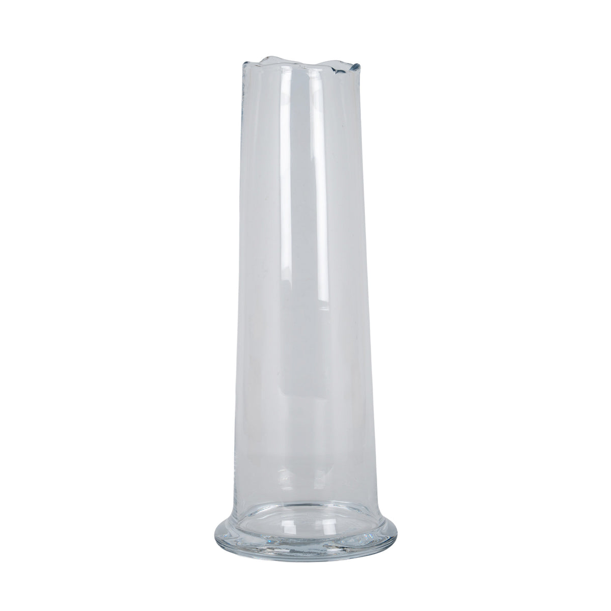 Large Wave Glass Cylinder Vase
