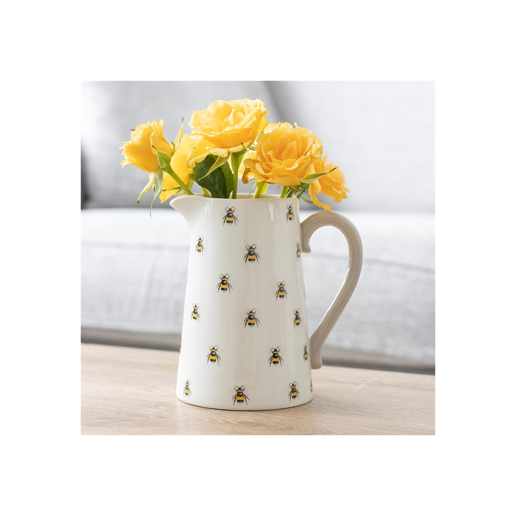 Bee Ceramic Flower Jug
