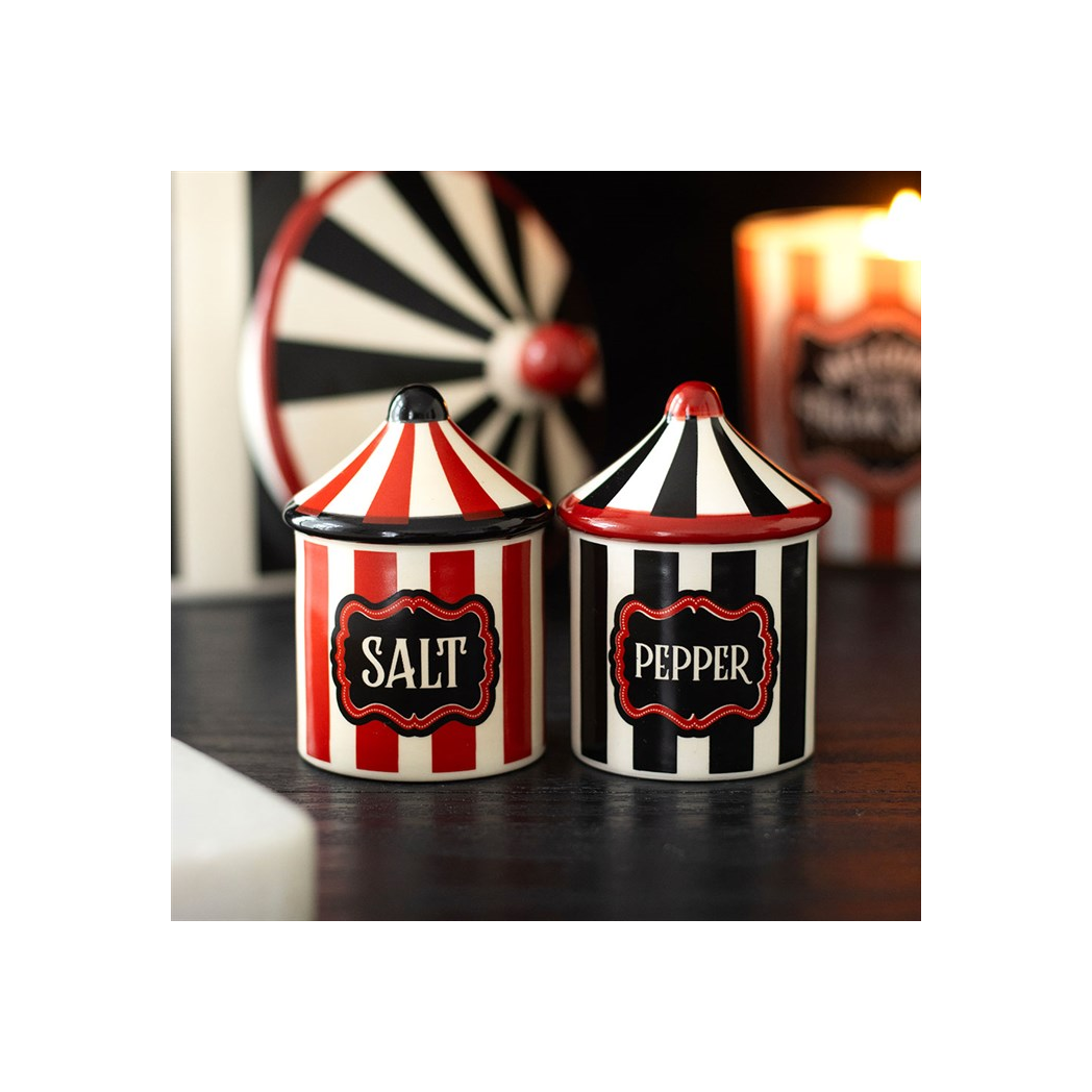 Circus Tent Salt and Pepper Shakers