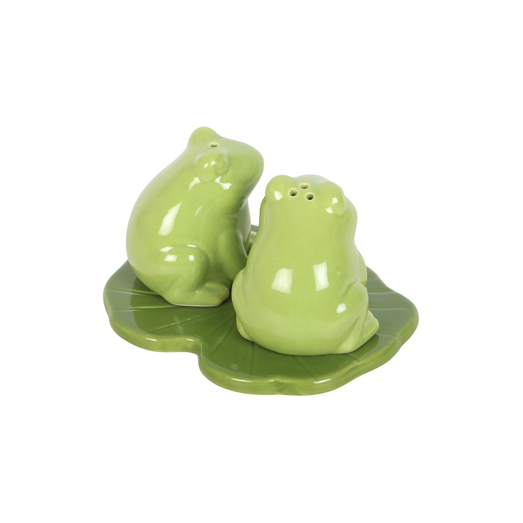 Luna Frog Salt and Pepper Shakers