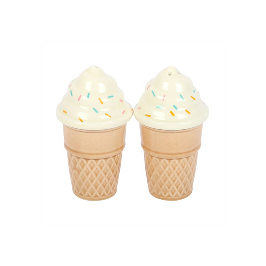 Ice Cream Cone Salt and Pepper Shakers