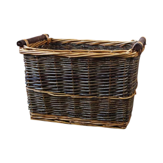 Rectangular Log Basket for Stylish Firewood Storage