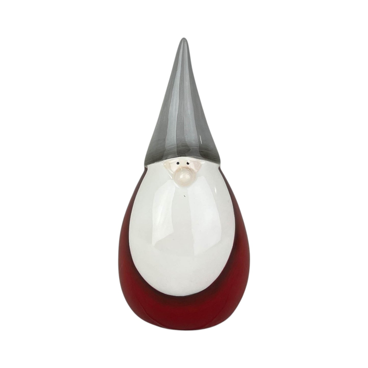 Red Ceramic Santa Christmas Decoration
