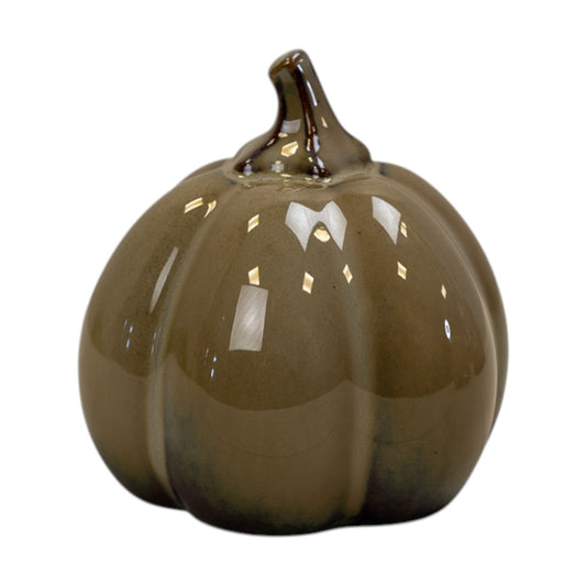 Caramel Ceramic Pumpkin