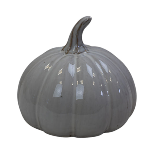 Glazed Ceramic Pumpkin