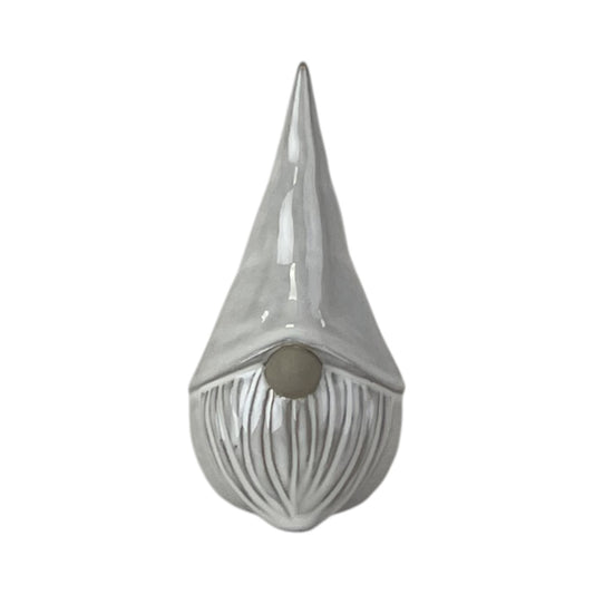 Glazed Ceramic Gonk Ornament With Textured Detail L8Xd7.4Xh14.5cm