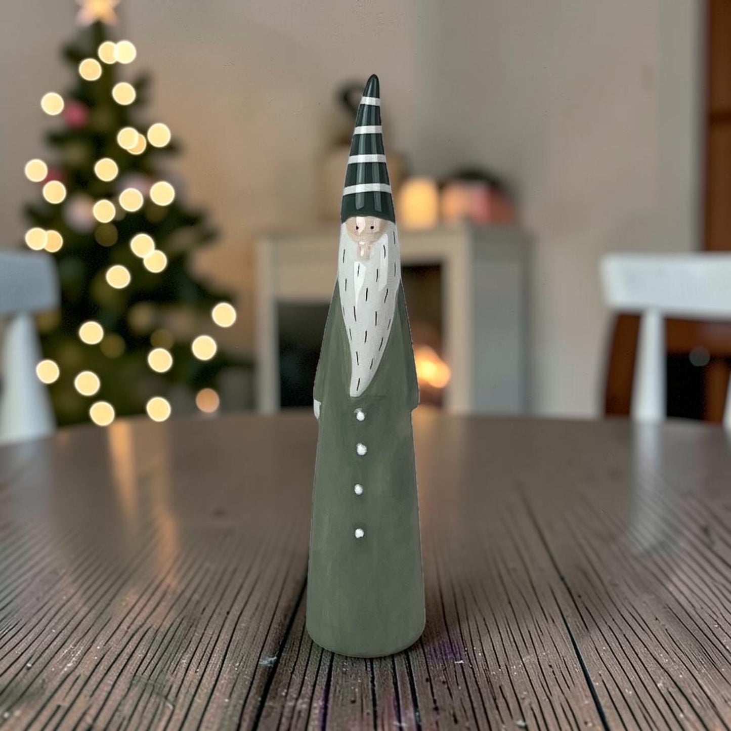 Light Green Ceramic Gonk Decoration 22cm