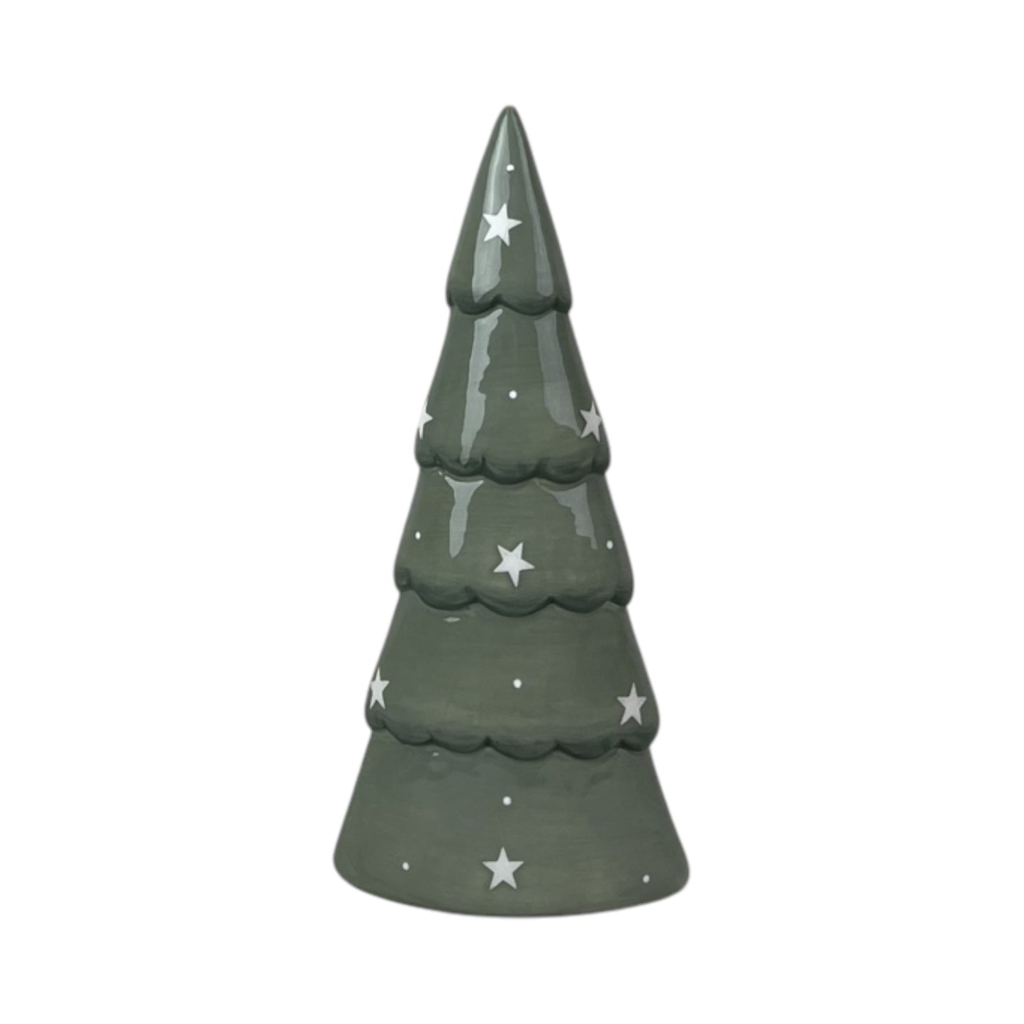 Light Green Ceramic Christmas Tree Decoration 27cm