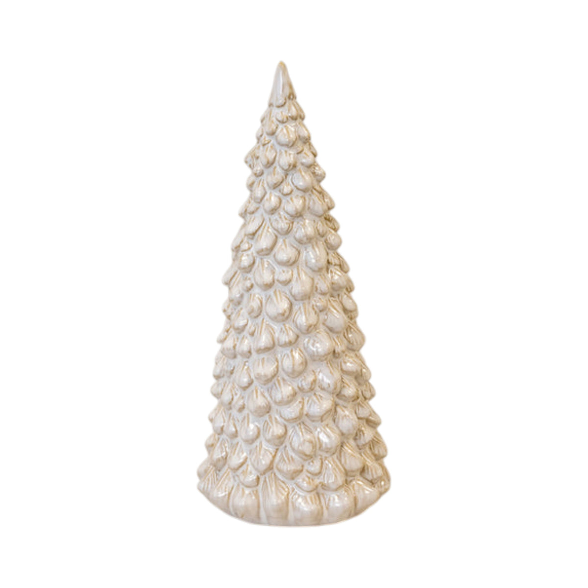 Large Glazed Ceramic Layered Christmas Tree