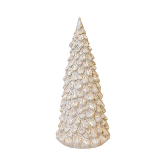 Large Glazed Ceramic Layered Christmas Tree