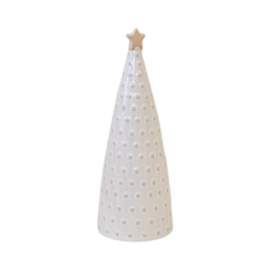 Small Stoneglazed Bobbin Tree with Gold Star