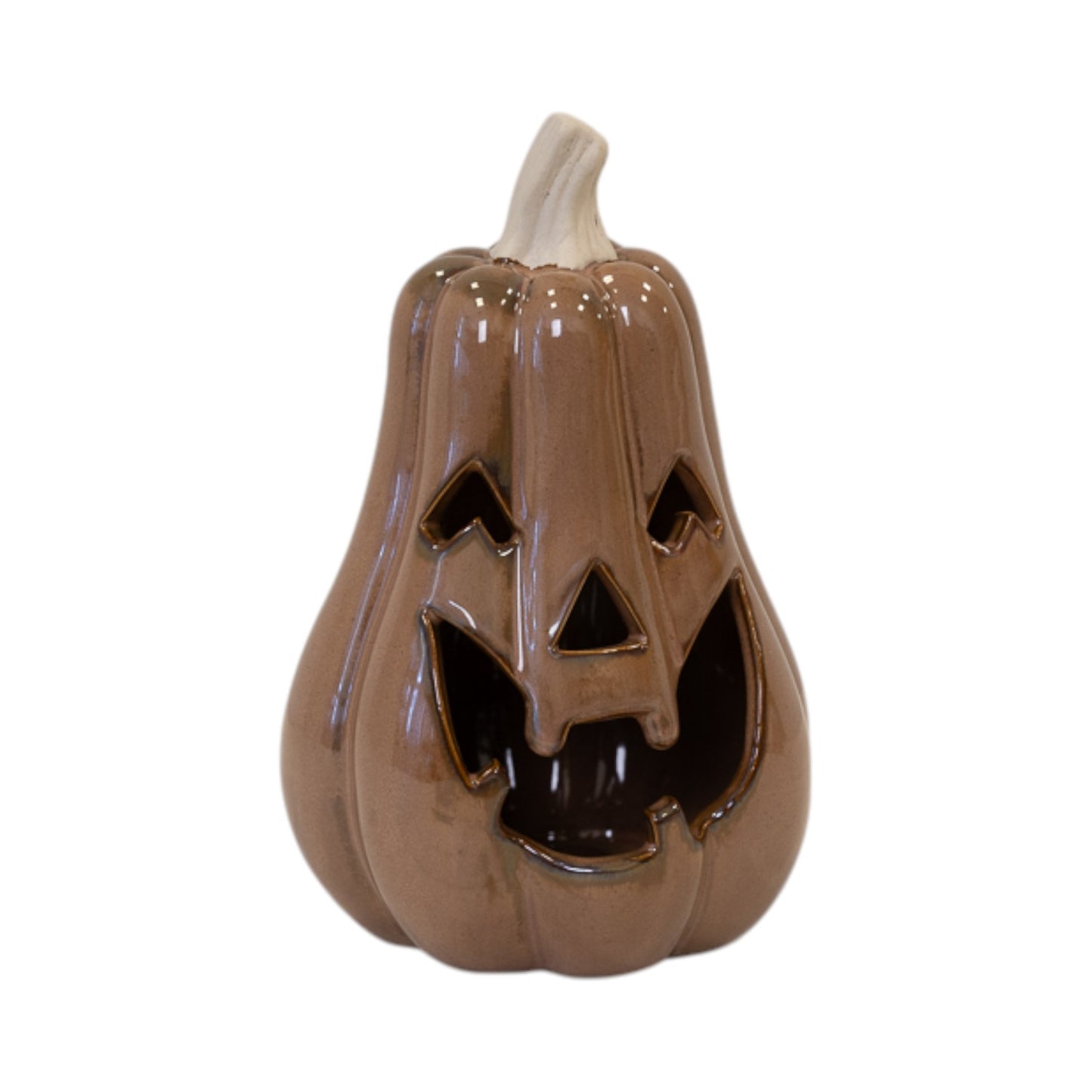 Chocolate Brown Tall Pumpkin