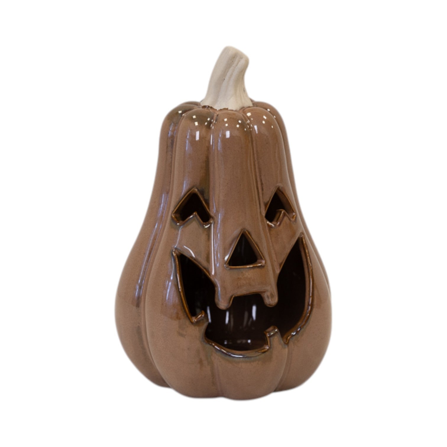 Chocolate Brown Tall Pumpkin