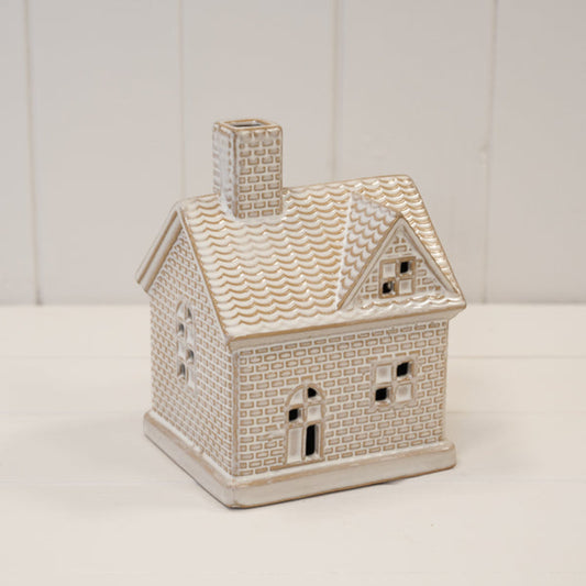 Ceramic LED House Christmas Decoration