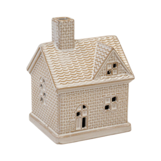 Ceramic LED House Christmas Decoration