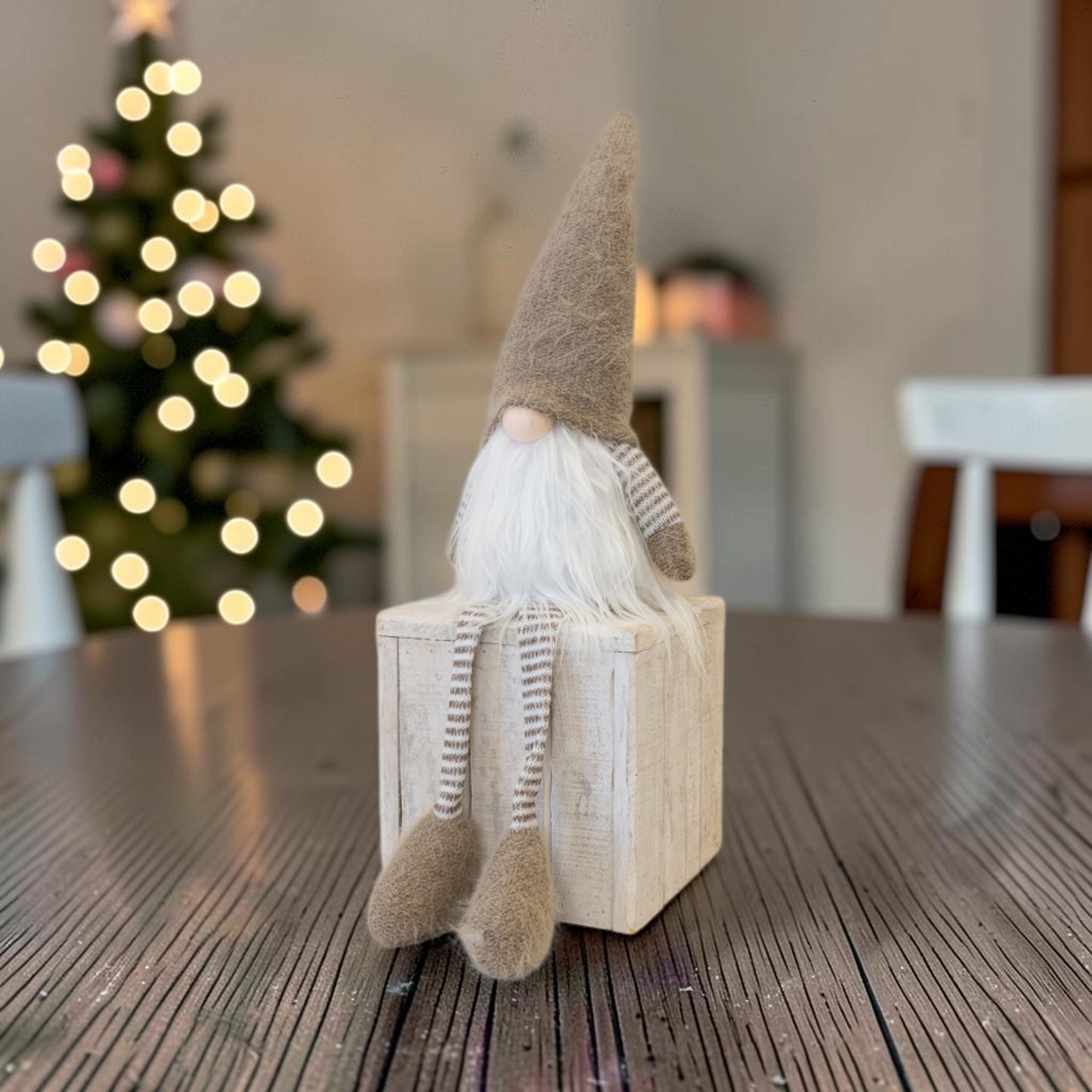Pine Green Dangly Leg Christmas Gonk 63cm