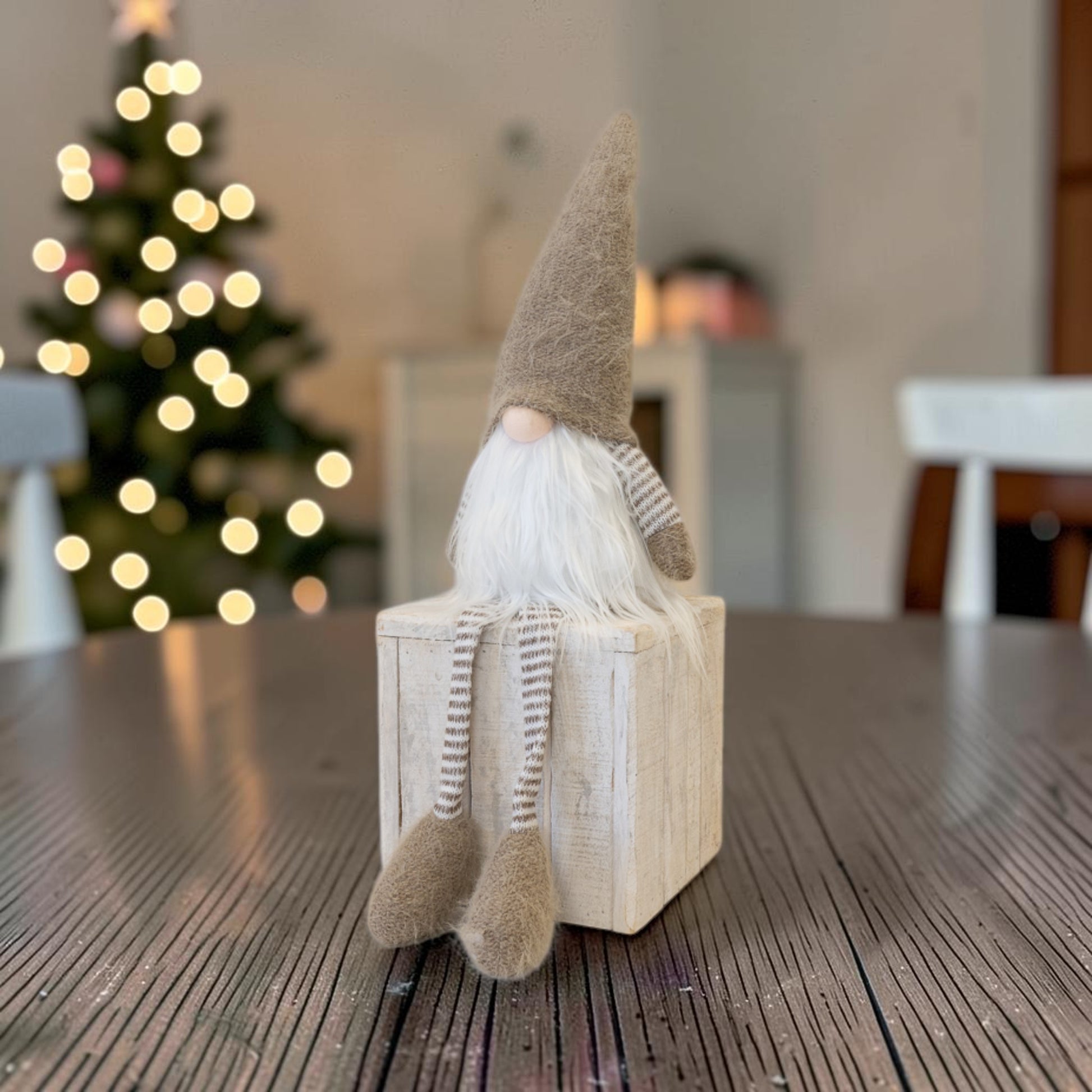 Pine Green Dangly Leg Christmas Gonk 63cm