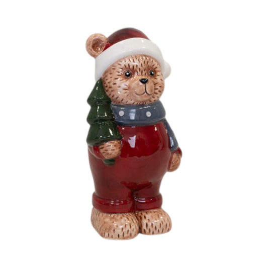 Satchville Bear in Traditional Red