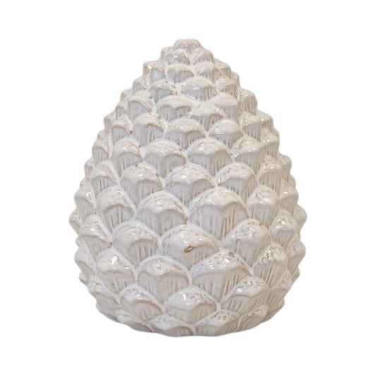 Ceramic Natural Pinecone Decoration Large