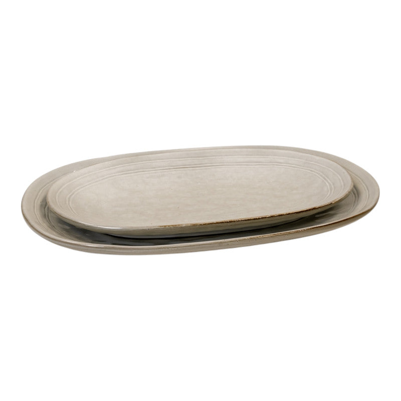 Satchville Stoneware Medium Oval Plate