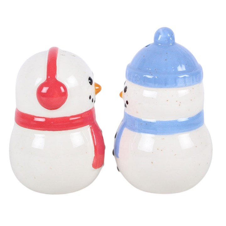 Winter Snowmen Salt and Pepper Shakers