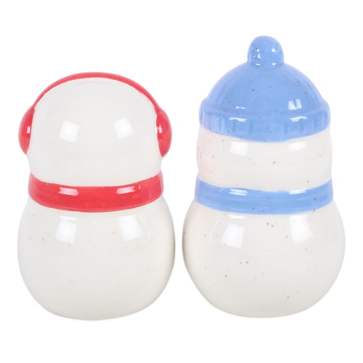 Winter Snowmen Salt and Pepper Shakers