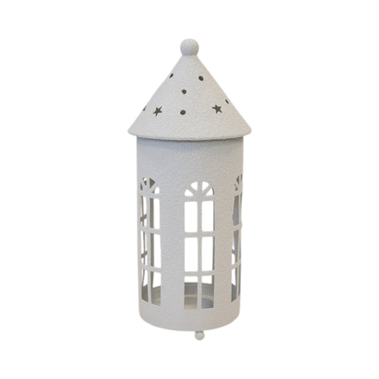 Large Off White Rounded Tealight House 29cm