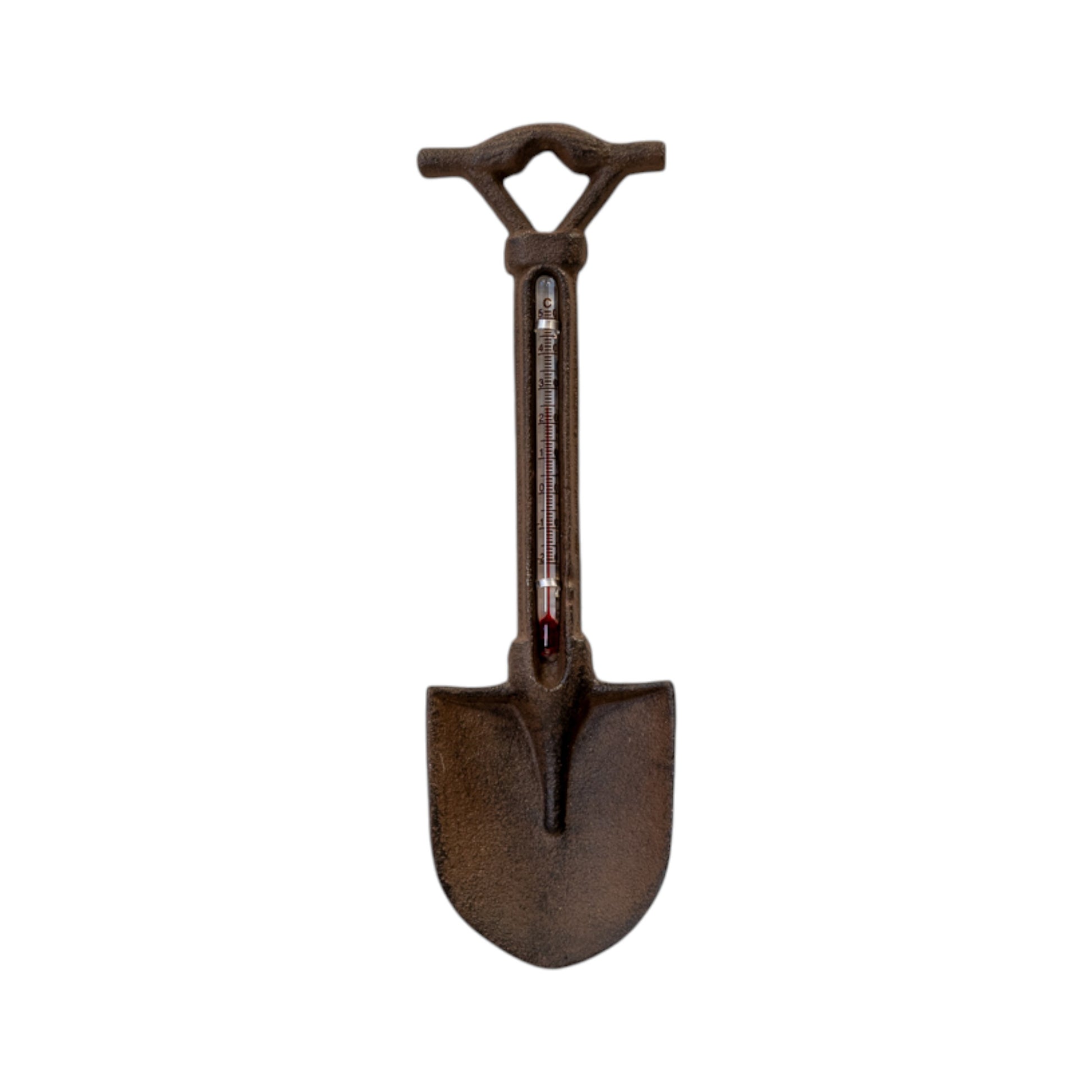 Cast Iron Spade Thermometer