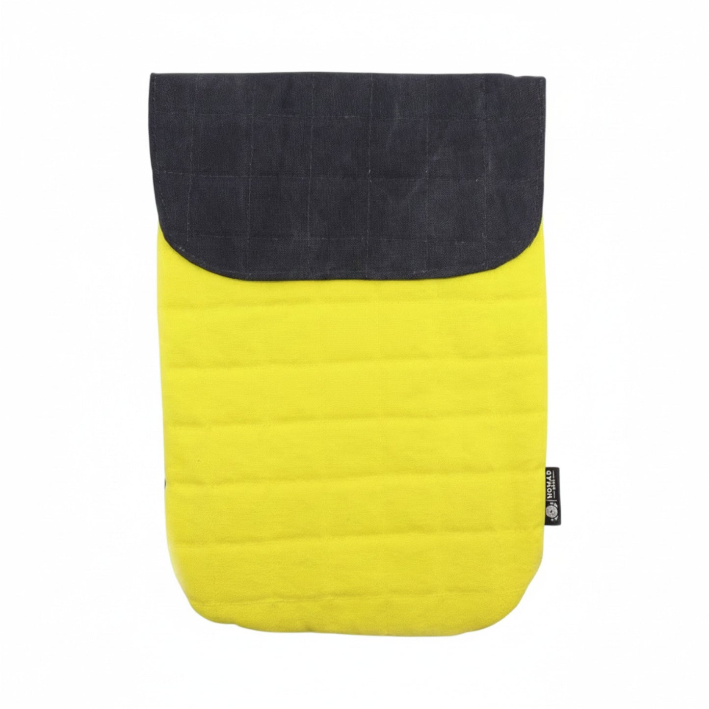 Crazy Yellow 13 Inch Padded Laptop Pouch Stonewash Cotton
