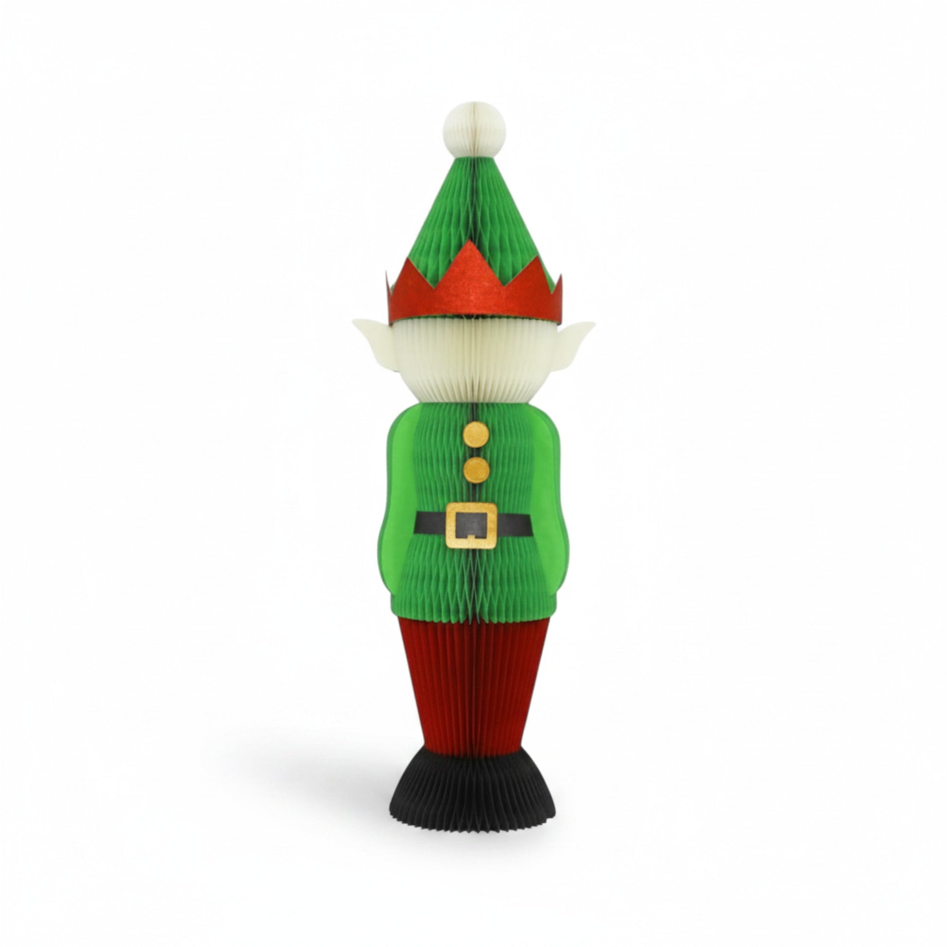 Paper Elf in Traditional Colours with Magnet closings