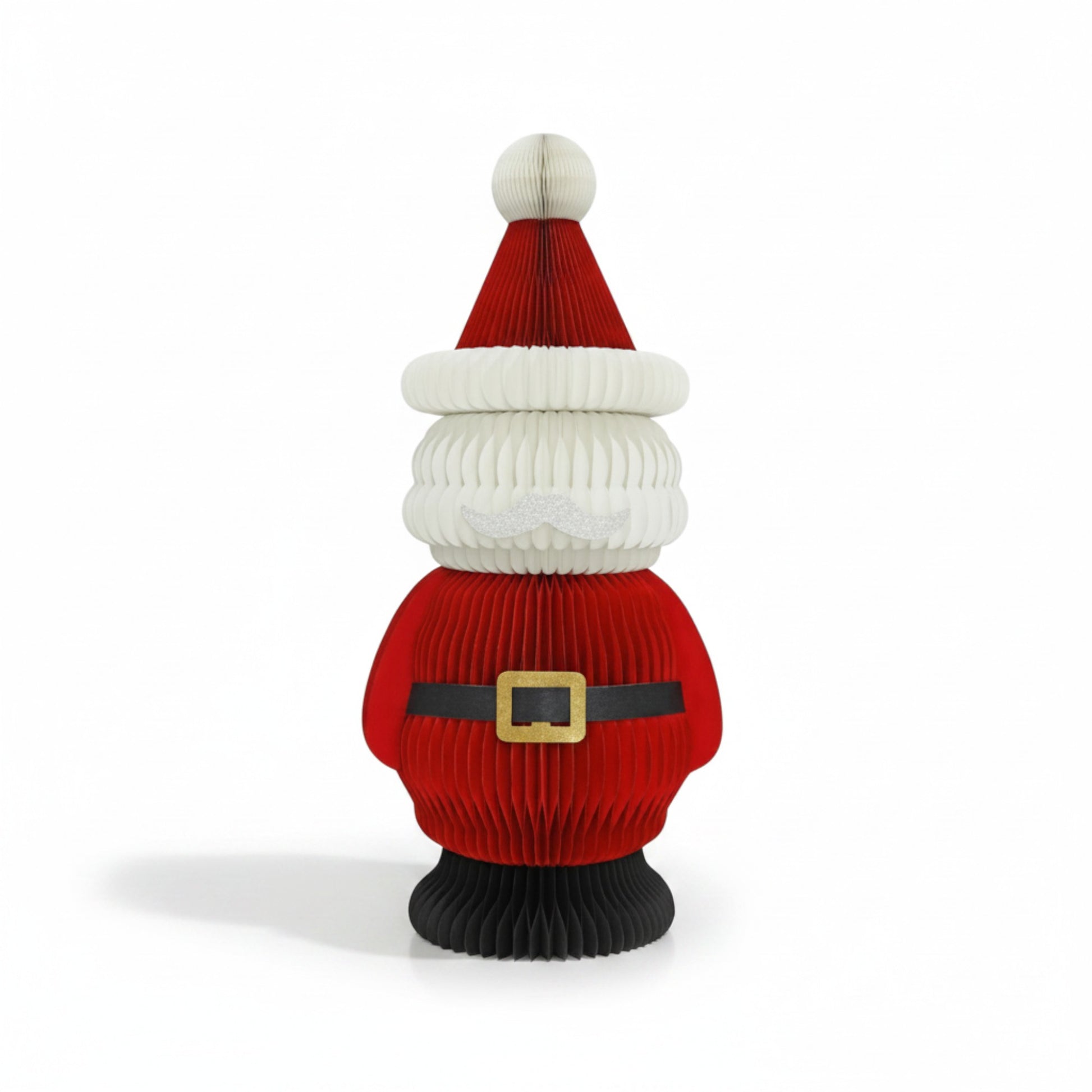 Paper Santa in Traditional Colours with Magnet Closings