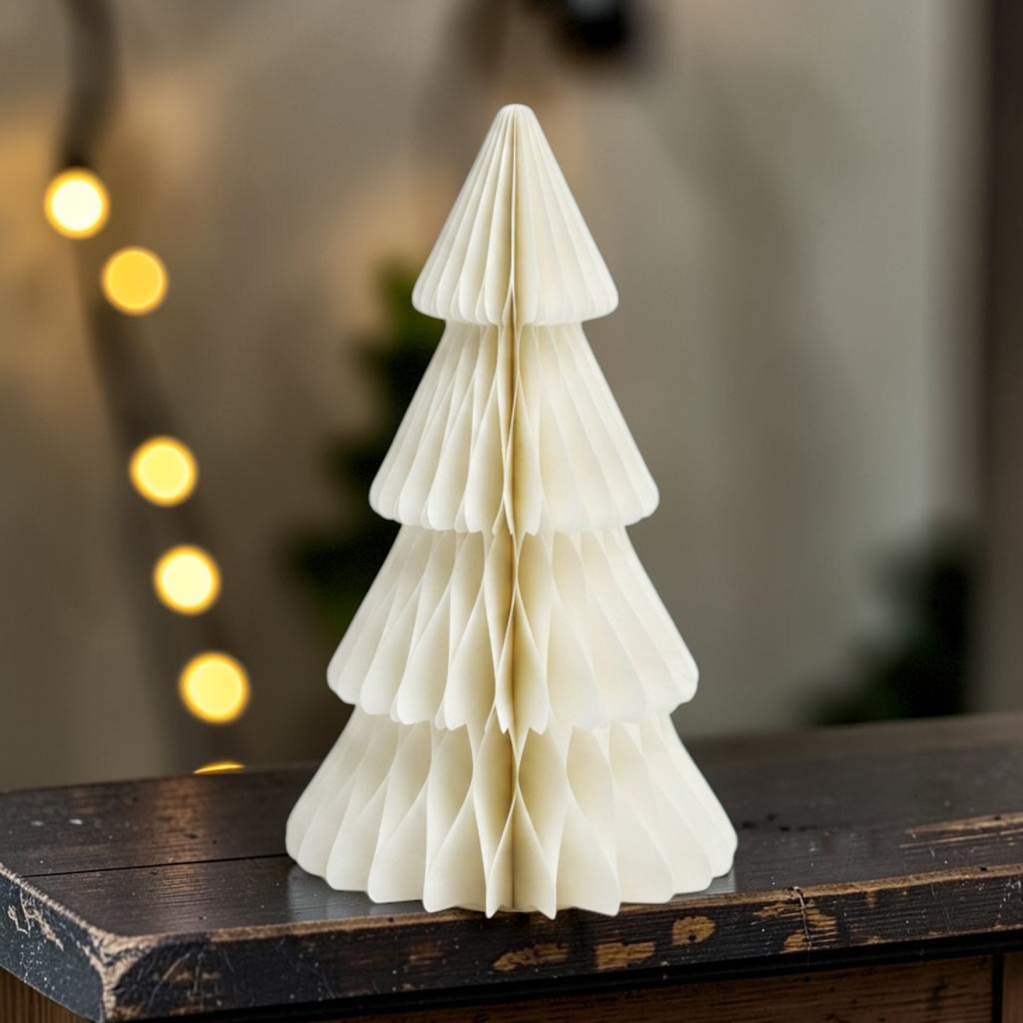 Winter White Paper Christmas Tree