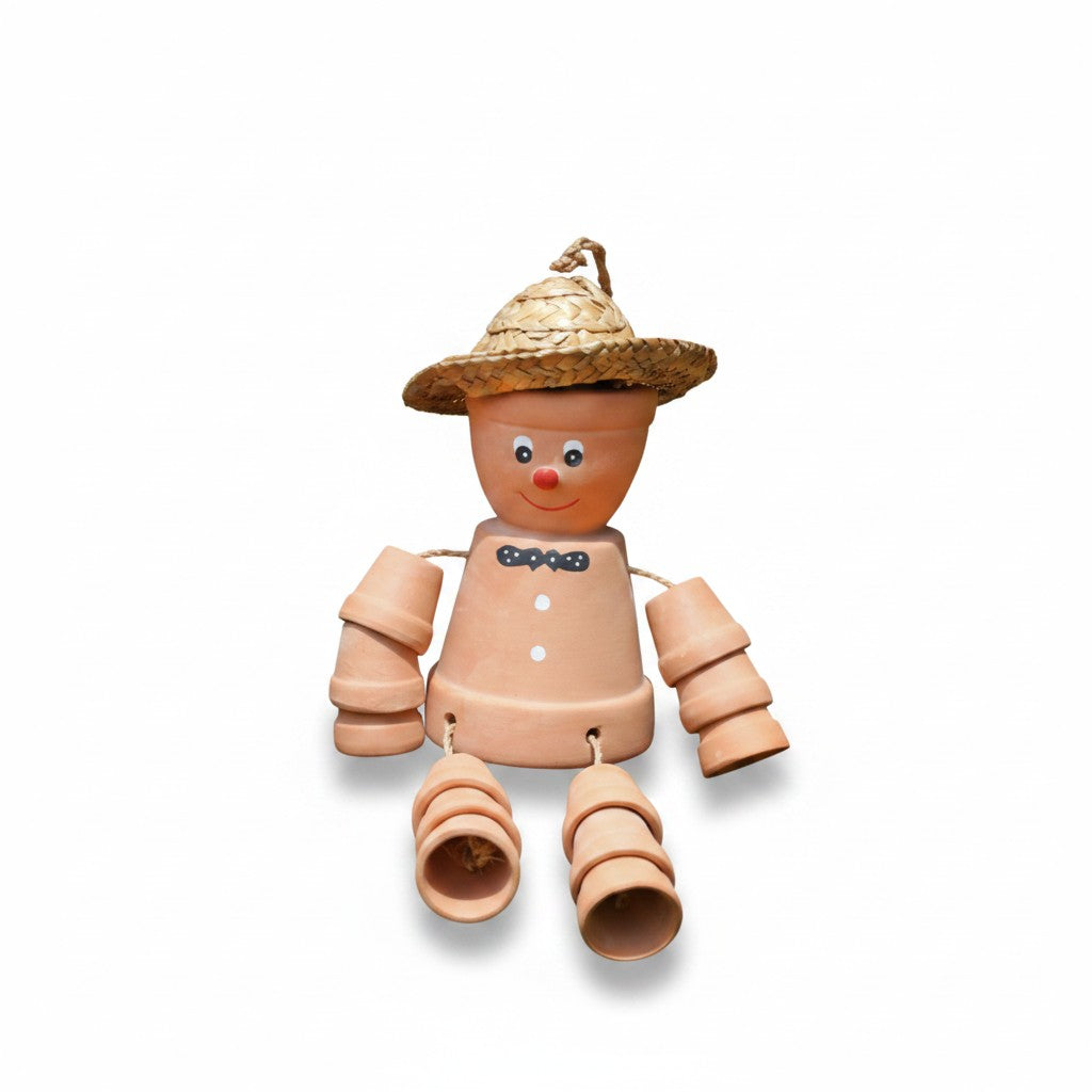 Small Terracotta Pot Man