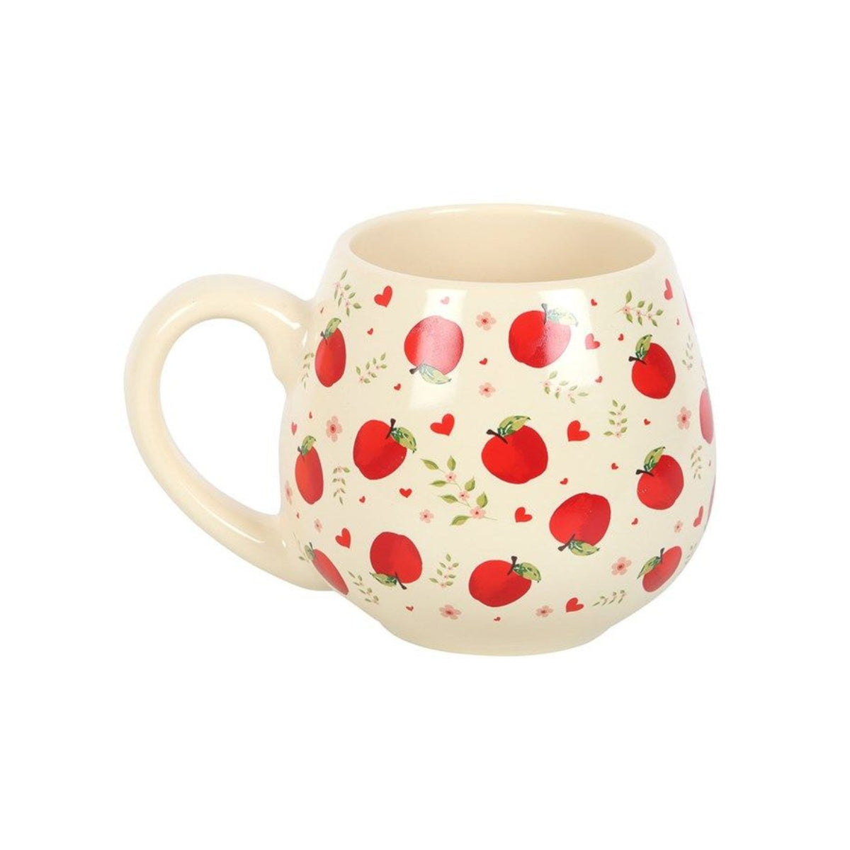 Apple Print Rounded Mug