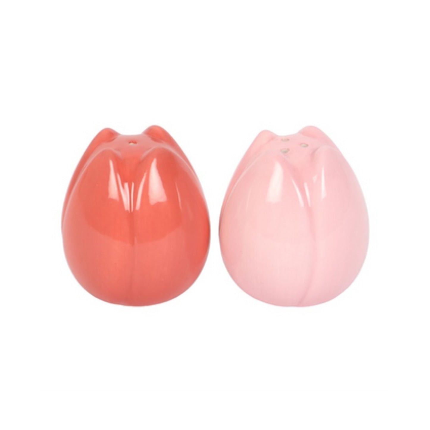 Tulip Shaped Salt and Pepper Shakers