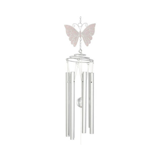White Butterfly Windchime