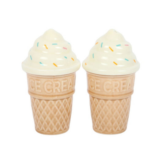 Ice Cream Cone Salt and Pepper Shakers
