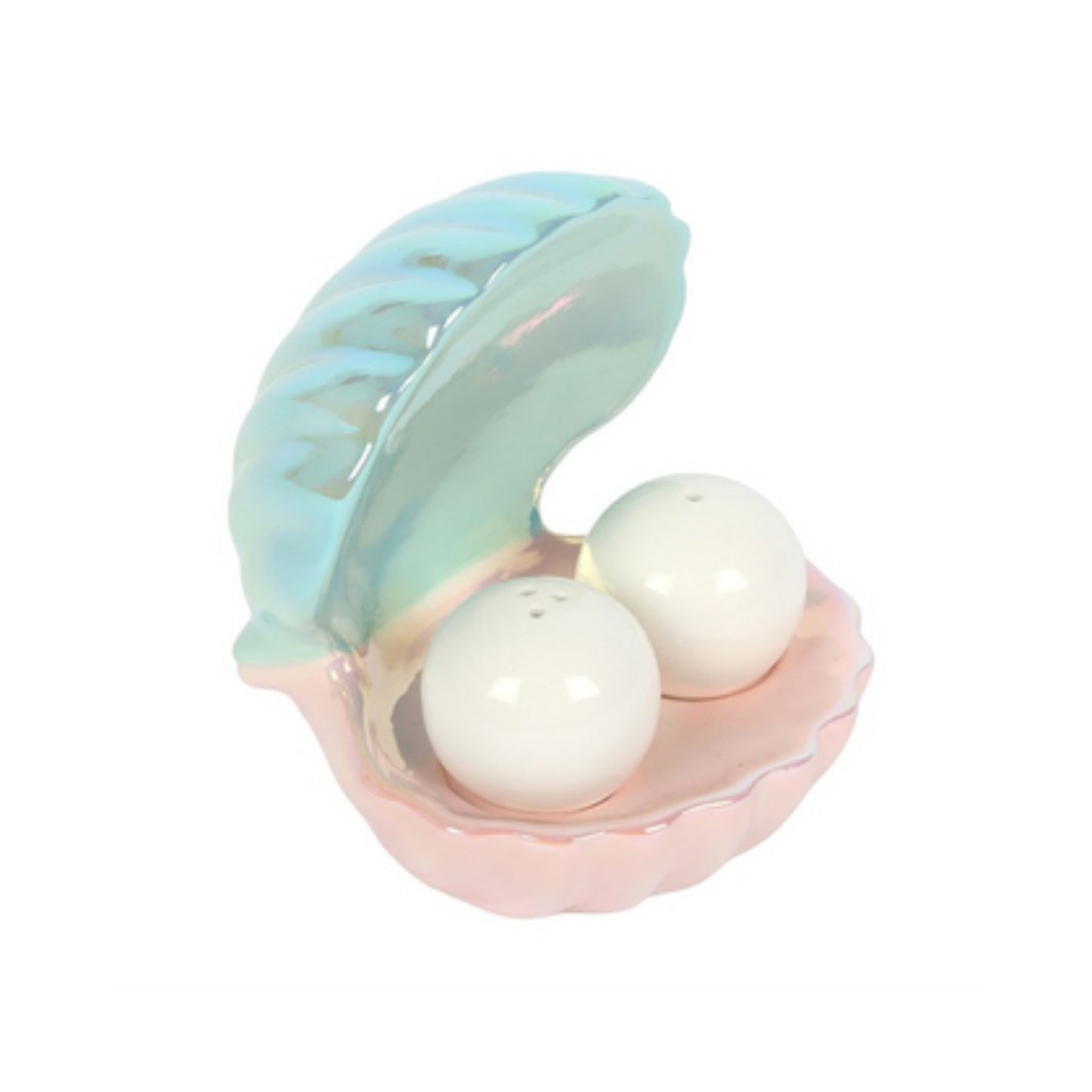 Clam Shell Salt and Pepper Shakers